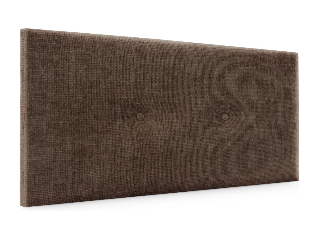 Zensova Natural Wool Headboard with Buttons 90x50cm for 80/90cm Beds - Brown MQBC24213