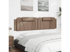 Cappuccino headboard cushion 200cm faux leather TKOG75820