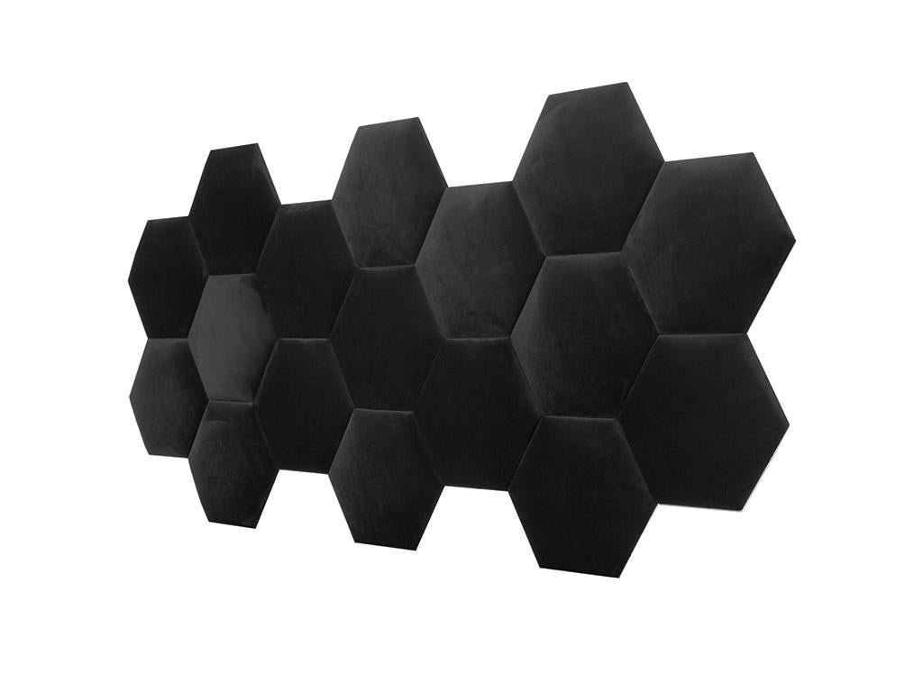 Headboard wall panels - 220 cm - Velvet - Grey - Zensova ZVTY32227