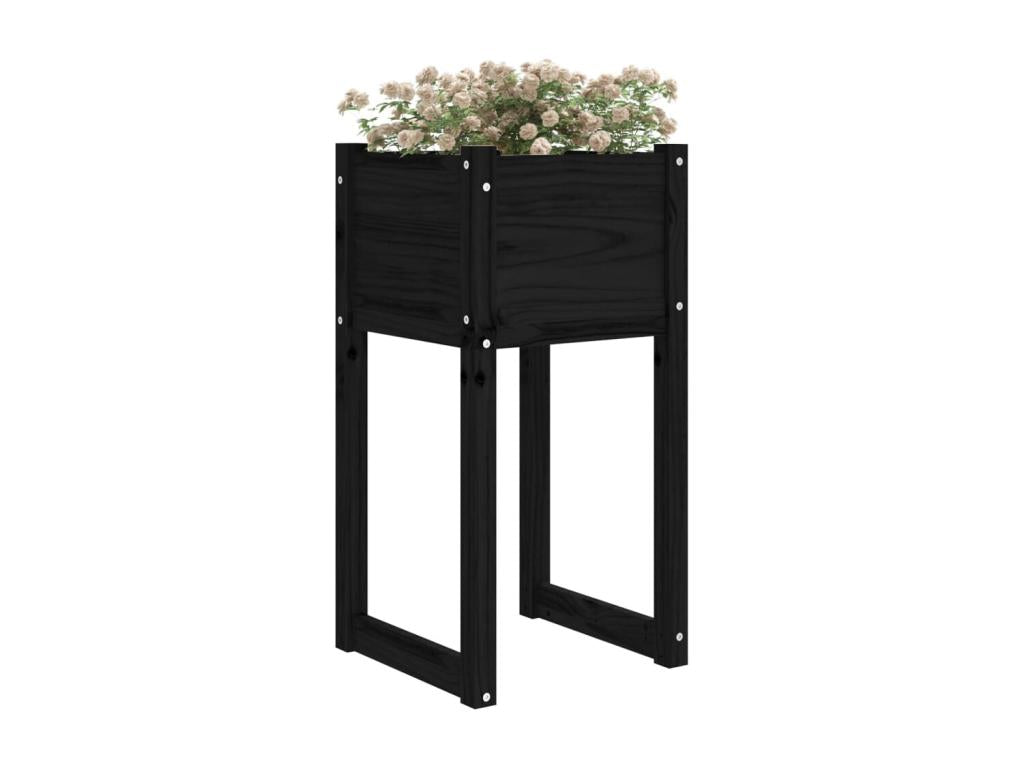 Zensova 2-piece planter set, 40x40x81 cm, solid pine wood, IJDG57601