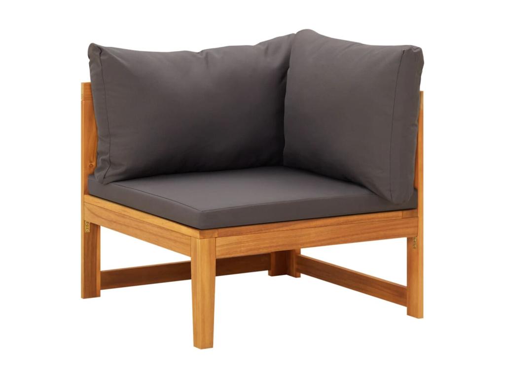 Brown wooden garden furniture set, 66x66x60 cm, 02 0016394 MHXZ30611