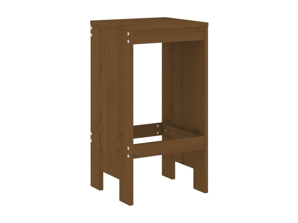 3-piece garden bar set, honey brown, solid pine wood, NCQS62179