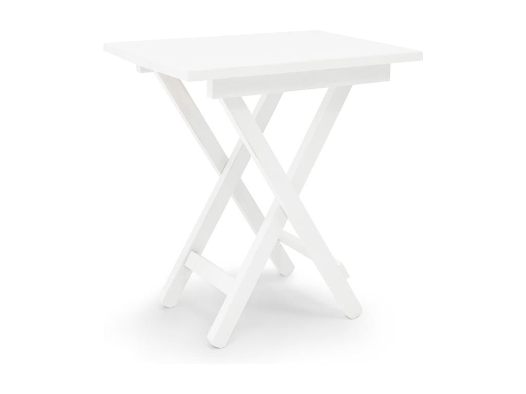 Folding coffee table in white pine wood 48.5x53cm DCTL71041