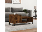 Smoked Oak Coffee Table 100x50x45 cm Engineered Wood HOJF35617