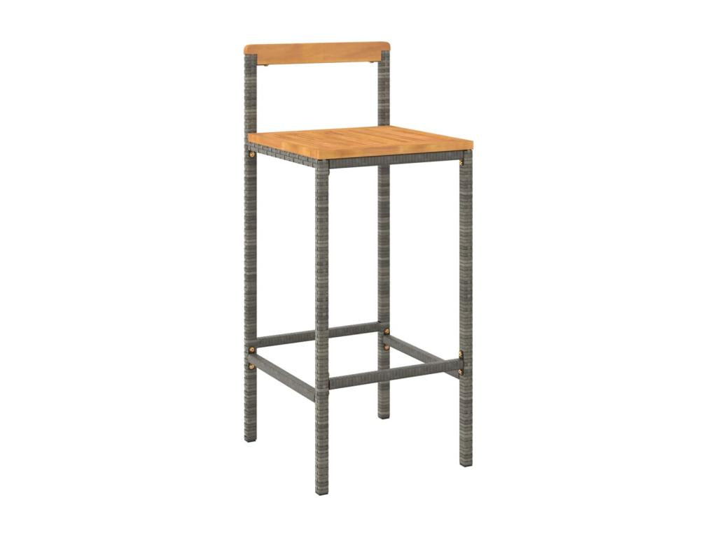 Brown wooden bar set 40x44x100 cm 02 0013481 VACC25917