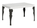 Extendable table 90x130/390 cm Paxon White Ash with Anthracite frame ZJOO19817