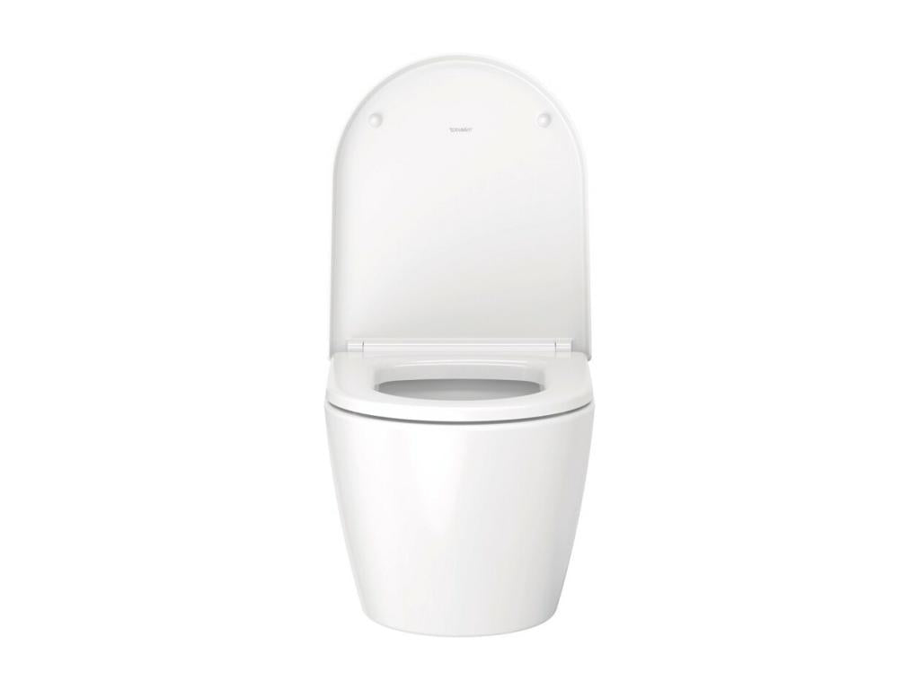 Lumenao compact rimless wall-hung toilet with soft-close seat APXD02046