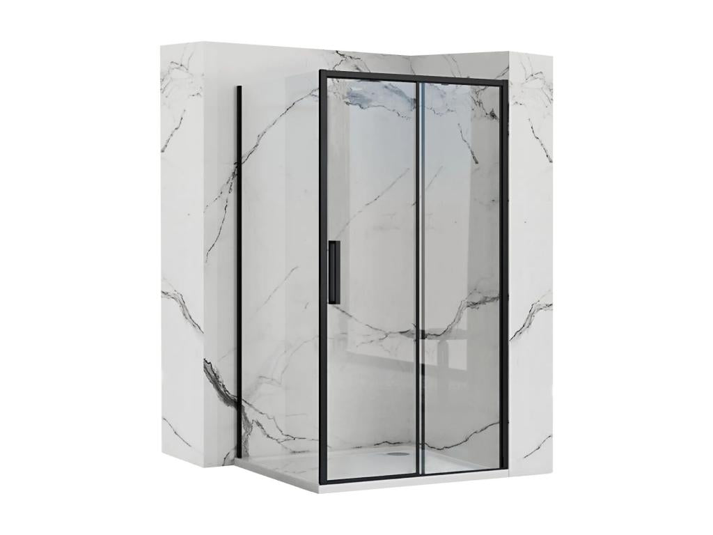 Lumenao 100x100 Black Shower Enclosure TUDO95565