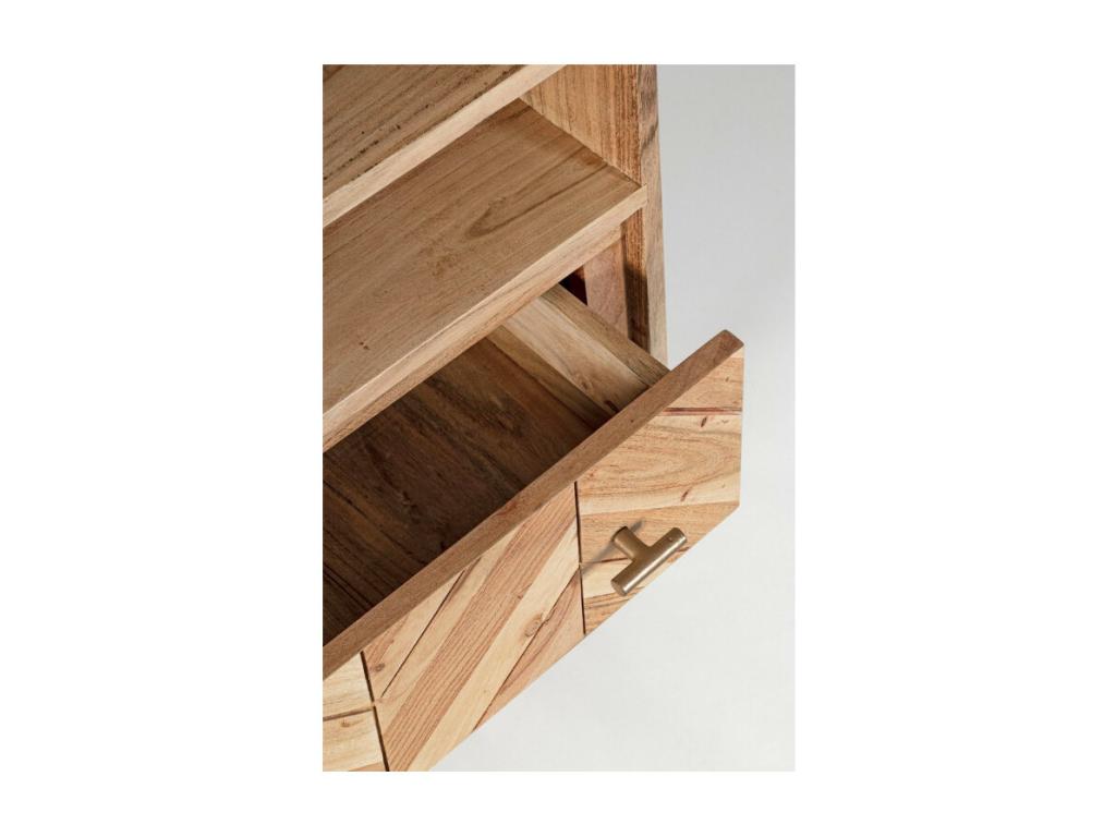 Zensova bookcase and Zensova matte gold steel legs, 80cm, TZVQ91605