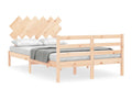 Bed frame without mattress, solid wood DJIQ76420