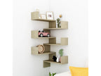 Corner wall shelves, 2 pcs, Lumenao Oak engineered wood ZXTQ31275