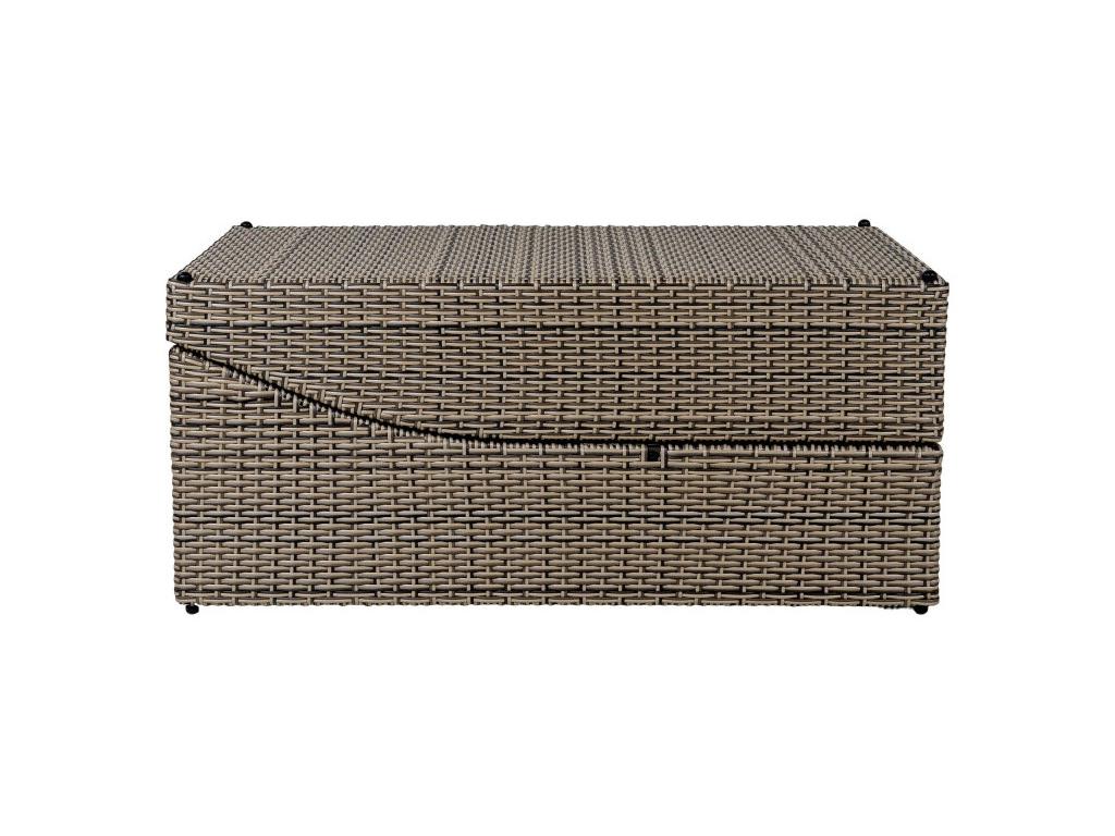 Lumenao rattan-effect sun lounger CCNF89195