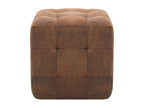2-Piece Brown Bedside Tables 30x30x30 cm Faux Suede Leather RCNZ13343