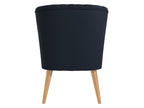Lumenao - Navy blue fabric armchairs KTAN65016