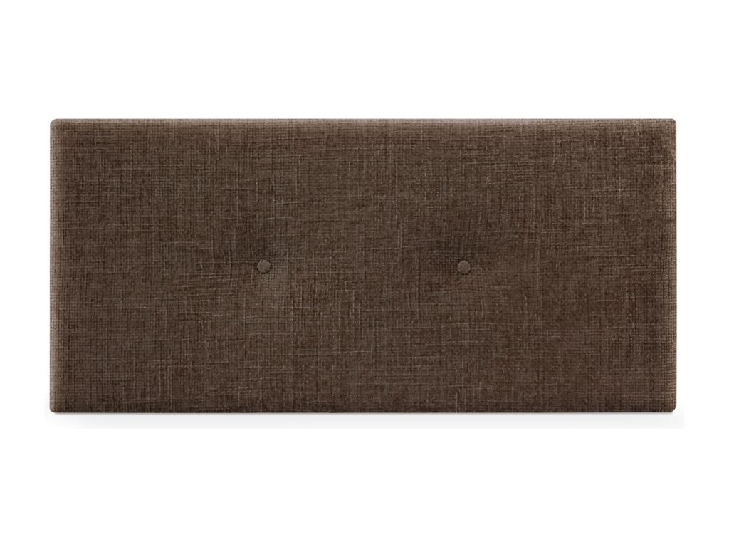 Zensova Natural Wool Headboard with Buttons 90x50cm for 80/90cm Beds - Brown MQBC24213