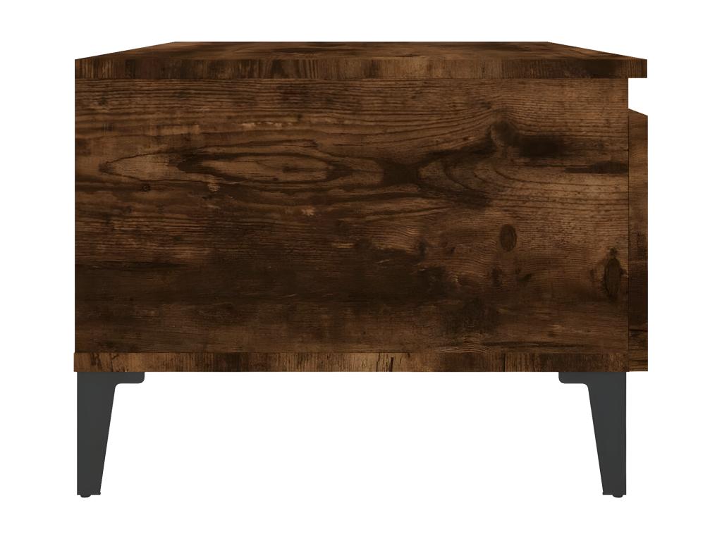 Side tables, 2 pcs, Smoked Oak, 50x46x35, Engineered Wood, IGDS61252