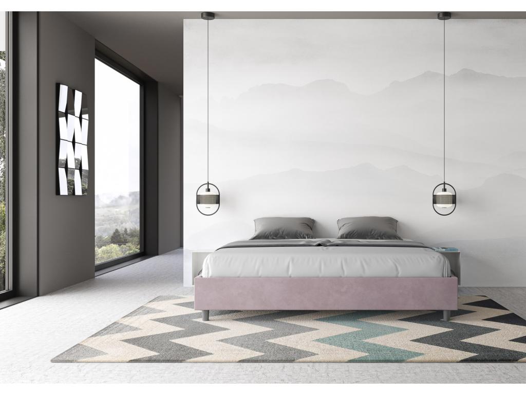 Bed with Zensova upholstered 180x210 microfiber Zensova FWEJ63076