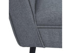 Light grey steel and fabric armchair SRGG14277