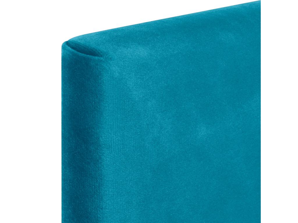 Lumenao Smooth Velvet Headboard with Buttons 95x50 Beds 80/90 - Light Blue DKXD39479