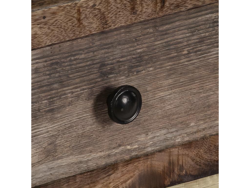 TV stand 118x30x40 cm Solid mango wood UKPS68142