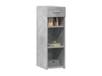 Concrete grey sideboard 30x42.5x93 cm engineered wood CWOJ55948