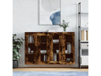 2-piece wall cabinets, smoked oak engineered wood XABL69098