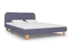 Light Grey Fabric Bed Frame 180x200 cm EDYU69469