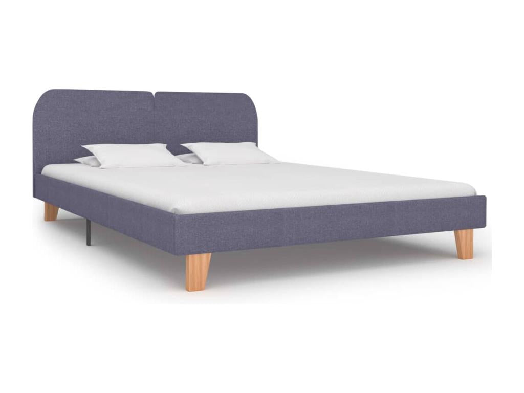Light Grey Fabric Bed Frame 180x200 cm EDYU69469
