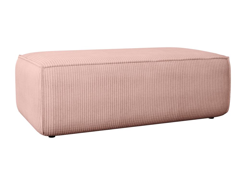 Lumenao CDJZ32241 Powder Pink Corduroy Pouf