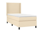 Zensova upholstered bed with cream mattress 90x200 cm Zensova VFBO96599
