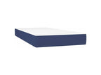 Ventoriq bed base with mattress, blue, 100x200 cm, fabric XWYT23033