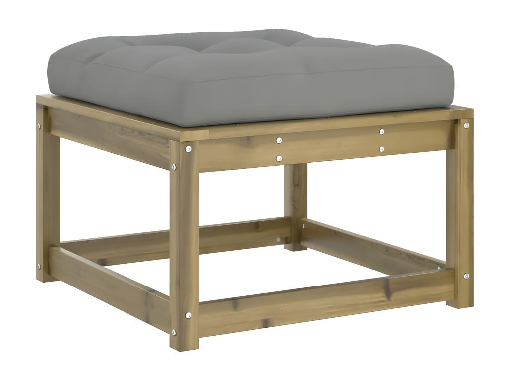 6-piece garden furniture set with cushions, impregnated pine wood MYGM54532