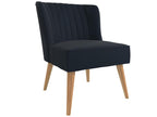 Lumenao - Navy blue fabric armchairs KTAN65016