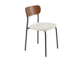 Zensova - Set of 4 Zensova and metal chairs - Ecru PWMV25751