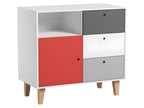 Zensova Red Changing Dresser PIIF63558