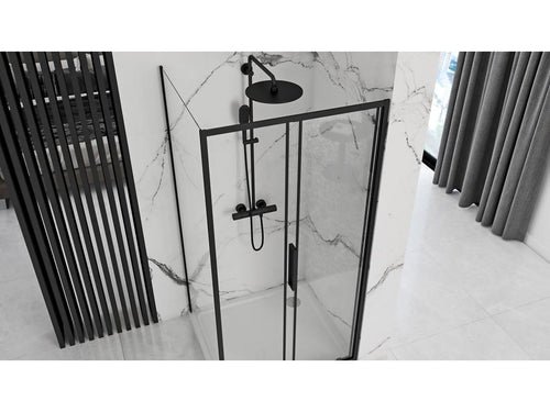 Zensova Rapid Shower Enclosure Zensova 160x90 Black NSGQ61109