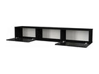 TV stand 180 x black 180x31x29.5 cm 03 0007814 AZHL90160