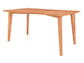Lumenao - Table in natural oiled beech heartwood 90x150 MTTO05840