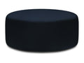 Zensova - Zensova swivel pouf in royal blue velvet - 80x80x36cm TOMG93579
