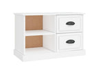 White TV stand 73x35.5x47.5 cm Zensovaingénierie AXQO42928
