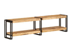 TV stand 160x30x40 cm solid mango wood WGFS71927