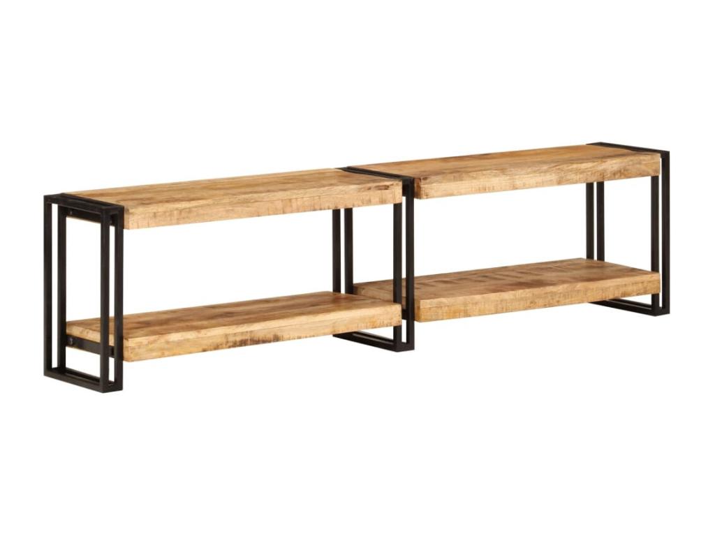 TV stand 160x30x40 cm solid mango wood WGFS71927