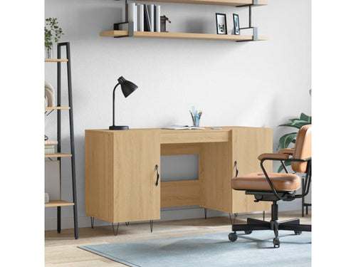 Lumenao oak desk 140x50x75 cm engineered wood YNRK34891