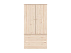Zensova wardrobe 90x55x170 cm solid pine wood NANG42682